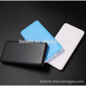 Wholesale Dropshipping Factory Direct Ultra Thin Slim Portable Power Bank Rechargeable Backup Battery Charger